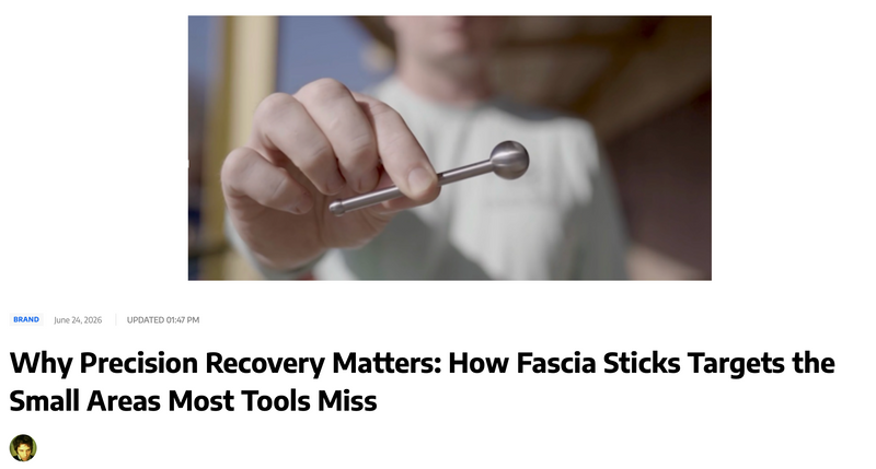 Why Precision Recovery Matters: How Fascia Sticks Targets the Small Areas Most Tools Miss